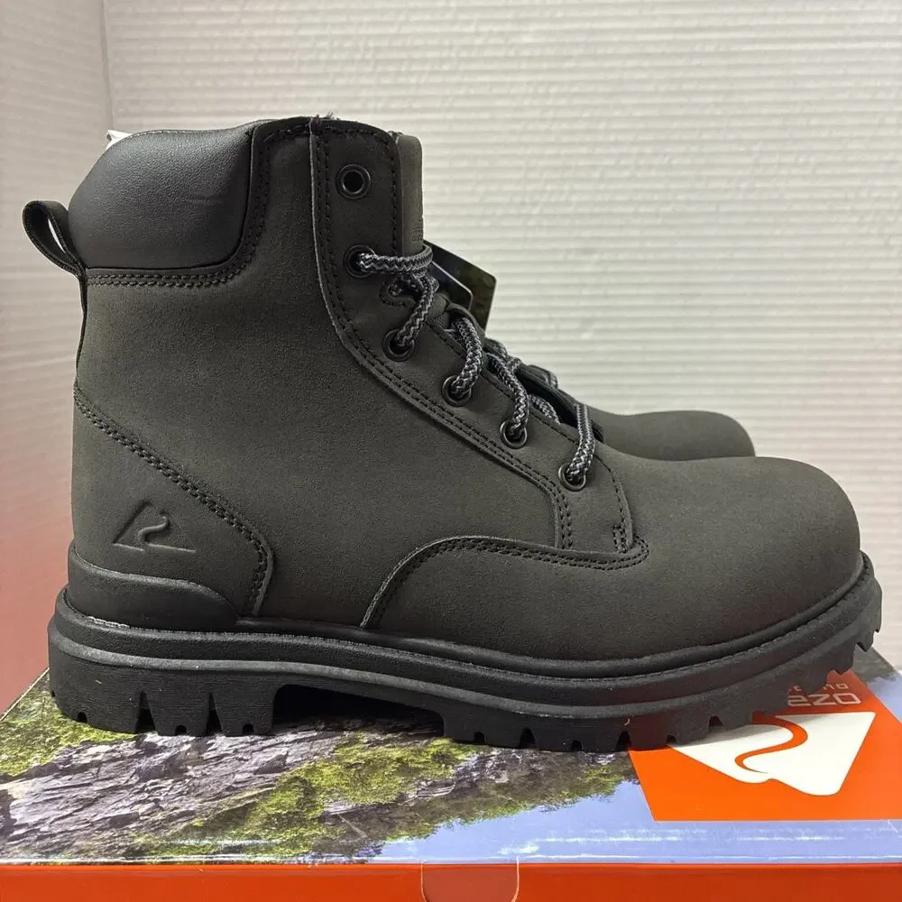 Ozark Trail New Size US 7 Men's Boots Troy II Black Hunting Hiking Outdoor